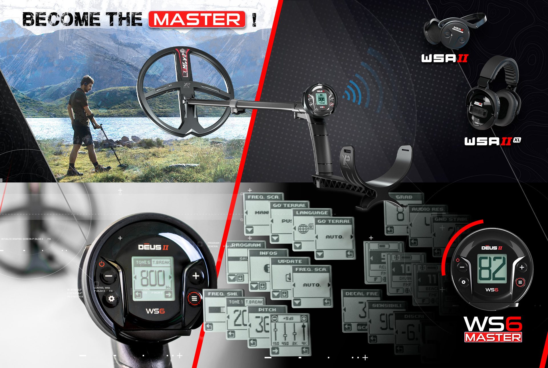 Niğde XP Deus II WS6 MASTER - XP WS6 MASTER Deus 2 saha ve su kullanımı